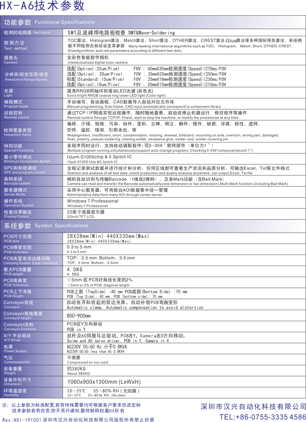 A6T全自動離線混合貼裝光學檢測設備(圖4)